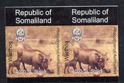 Somaliland 1997 Warthog 4,000 SL (from Animal def set) unmounted mint imperf pair