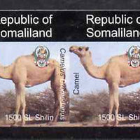 Somaliland 1997 Camel 1,500 SL (from Animal def set) unmounted mint imperf pair