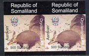 Somaliland 1997 Aardvark 500 SL (from Animal def set) unmounted mint imperf pair