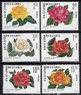 Bulgaria 1994 Roses complete set of 6 unmounted mint, SG 3990-95, Mi 4138-43*