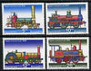 Bulgaria 1996 Locomotives complete set of 4 unmounted mint SG4106-9