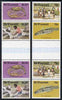 St Vincent 1986 Freshwater Fishing 2 x sets of 4 in se-tenant gutter pairs unmounted mint SG 1045-48