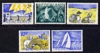 Netherlands 1949 Scouts Cultural Fund set of 5 unmounted mint SG 679-83