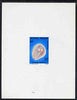 French Polynesia 1978 Walled Cowrie 22f imperf deluxe sheet on sunken card in full issued colours, as SG 268