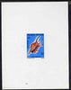 French Polynesia 1978 Scorpion Conch 31f imperf deluxe sheet on sunken card in full issued colours, as SG 270