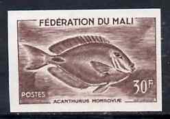Mali 1960 Surgeon Fish 30f unmounted mint imperf colour trial proof (several different combinations available but price is for ONE) as SG 8