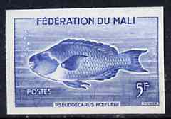 Mali 1960 Parrot Fish 5f unmounted mint imperf colour trial proof (several different combinations available but price is for ONE) as SG 3