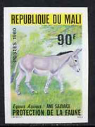 Mali 1980 African Ass 90f IMPERF from limited printing unmounted mint, as SG 741