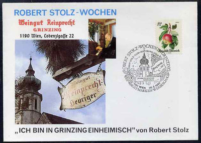 Austria 1980 Illustrated cover for Robert Stolz Commemoration with special cancel