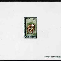 Mauritania 1968 Domesic Animals 90f (Goat & Kid) deluxe sheet in full issued colours, as SG 321