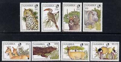 Gambia 1988 Flora & Fauna set of 8 unmounted mint, SG 761-68