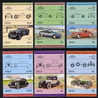 Nevis 1986 Cars #4 (Leaders of the World) set of 12 unmounted mint SG 326-37