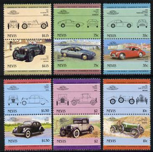 Nevis 1986 Cars #4 (Leaders of the World) set of 12 unmounted mint SG 326-37