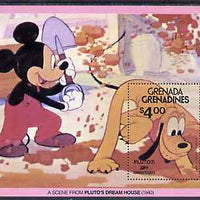 Grenada - Grenadines 1981 50th Anniversary of Walt Disney's Pluto unmounted mint m/sheet SG MS 433