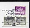 Postmark - West Berlin 1967 postcard bearing 5pfg in stamps with special cancellation for Flying Day at Werl Airfield illustrated with US Starfighter aircraft