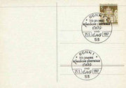 Postmark - West Germany 1967 postcard with special cancellation for the Tenth Anniversary of Treaty of Rome, which introduced the Common Market & the European Atomic Energy Community (Euratom)
