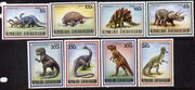 Central African Republic 1988 Prehistoric Animals set of 8 unmounted mint, SG 1291-98*