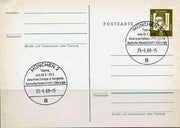 Postmark - West Germany 1968 postcard with special cancellation for Joint Congress of the American College of Surgeons &,the German Society of Surgeons