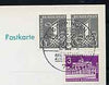 Postmark - West Berlin 1966 postcard with special cancellation for Göppingen Youth Days Stamp Exhibition illustrated with small boy holding Stamp Album