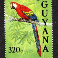 Guyana 1985 Macaw 320c value (from Wildlife set) unmounted mint SG 1448A