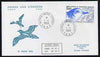French Southern & Antarctic Territories 1989 Flora & Fauna 3f60 (Blue Petrel) on illustrated cover with first day cancel, SG 247
