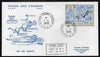 French Southern & Antarctic Territories 1989 Apostle Island 8f40 on illustrated cover with first day cancel, SG 254