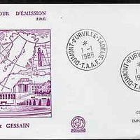 French Southern & Antarctic Territories 1988 2nd Death Anniversary of Robert Gessain (Explorer) on illustrated cover with first day cancel, SG 236
