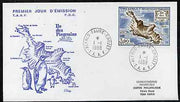 French Southern & Antarctic Territories 1988 Penguin Island 3f90 on illustrated cover with first day cancel, SG 240