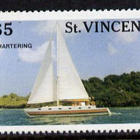 St Vincent 1988 Tourism $5 Cruising Yacht unmounted mint SG 1136