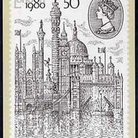 Great Britain 1980 'London 1980' Stamp Exhibition PHQ card unused and pristine
