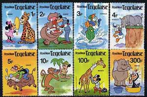 Togo 1980 Walt Disney characters & Wildlife unmounted mint set of 8, SG 1487-94*