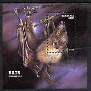 Tanzania 1995 Bats perf m/sheet unmounted mint, Mi BL 286