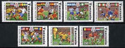Tanzania 1994 Football World Cup perf set of 7 unmounted mint, SG 1892-98, Mi 1759-65*