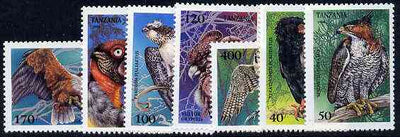 Tanzania 1994 Birds of Prey unmounted mint set of 7, SG 1847-53, Mi 1854-60*