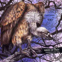 Tanzania 1994 Birds of Prey unmounted mint m/sheet (Vulture) SG MS 1854, Mi BL 260