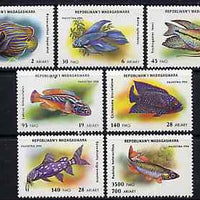 Madagascar 1994 Fishes unmounted mint set of 7, Yv 1249-55*
