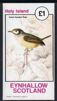 Eynhallow 1982 Great Headed Tody imperf souvenir sheet (£1 value) unmounted mint
