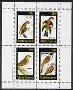 Staffa 1982 Birds #46 (Gold Finch, Lark, Redpole & Bunting) perf set of 4 values (10p to 75p) unmounted mint