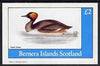 Bernera 1982 Birds #32 (Eared Grebe) imperf deluxe sheet (£2 value) unmounted mint