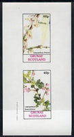 Grunay 1982 Flowers #03 (Calycanthus & Lasiopetalum) unmounted mint imperf set of 2 (40p & 60p)
