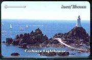 Telephone Card - Jersey 40 units phone card showing Corbiere Lighthouse