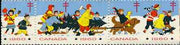 Cinderella - Canada 1960 Christmas TB Seals, set of 6 in fine unmounted mint se-tenant strip