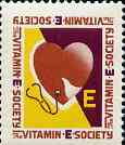 Cinderella - unmounted mint label for the Vitamin E Society (design shows a Heart)*