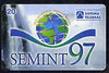Telephone Card - Brazil 20 units phone card showing Waterfall issued for 'Semint 97'