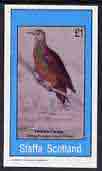 Staffa 1982 Pigeons #02 imperf,souvenir sheet (£1 value White-Fronted Ground Dove) unmounted mint