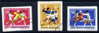 Rumania 1975 World Universities Handball Championships complete set of 3 very fine used, SG 4121-23, Mi 3244-46
