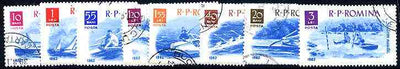 Rumania 1962 Boating & Sailing perf set of 8 cto used, SG 2918-25, Mi 2056-64