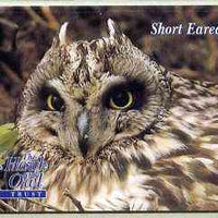 Telephone Card - Jersey £2 phone card showing Short Eared Owl (The Hawk & Owl Trust)