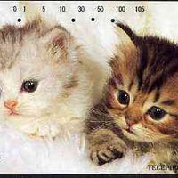 Telephone Card - Japan 105 units phone card showing two Kittens (card dated 1.12.1995)