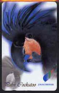 Telephone Card - Singapore $10 phone card showing Palm Cockatoo